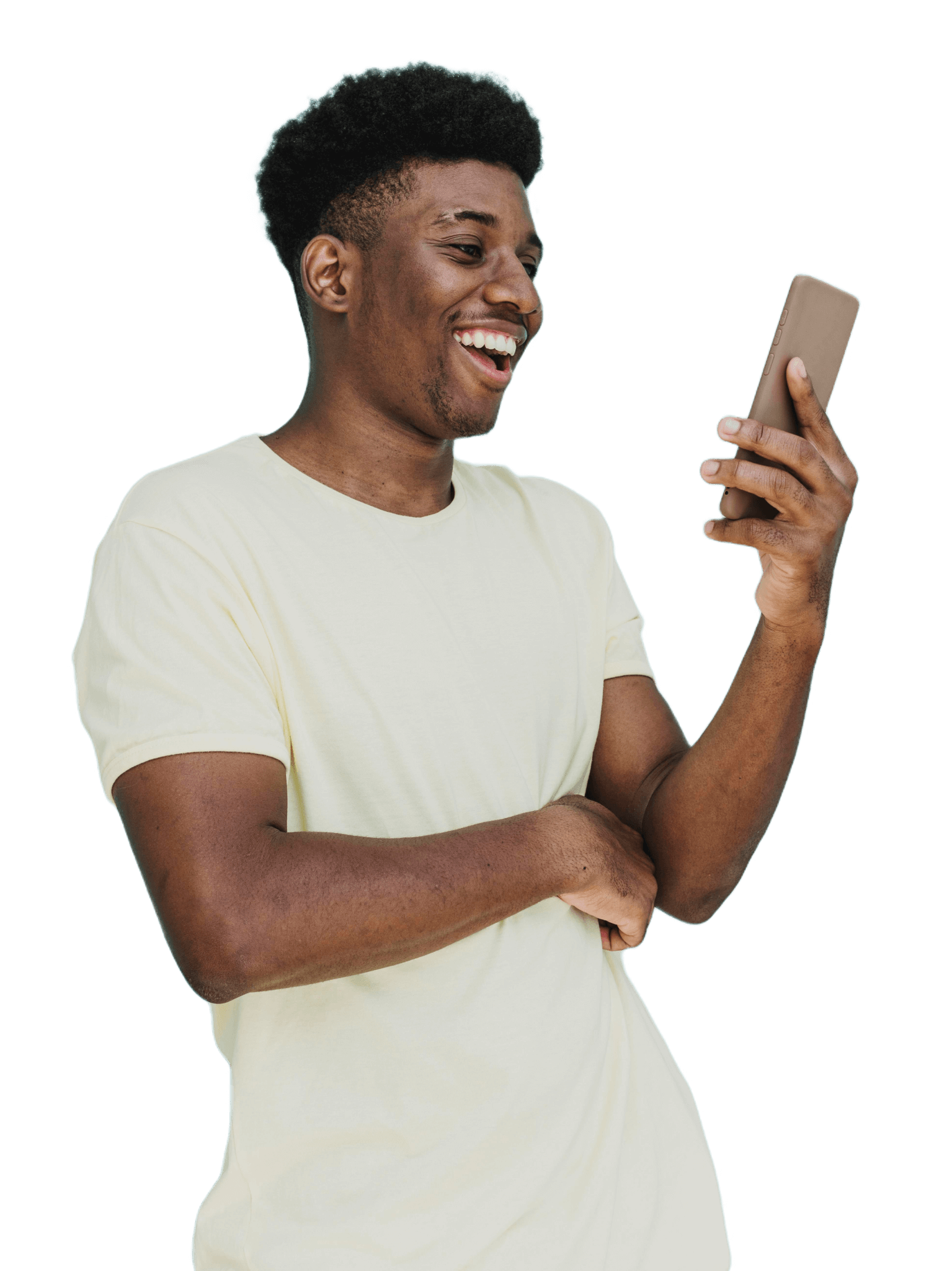 checking phone